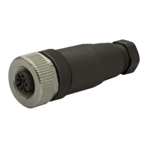 Connecteur M12 femelle droit, 3 pôles - M12F3