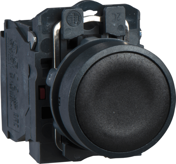 Harmony XB5 - bouton poussoir à impulsion - D=22 - noir - XB5AA21