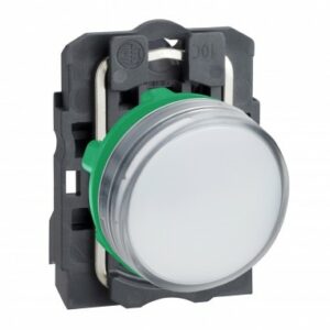 Harmony XB5 - voyant lumineux DEL - D=22 - blanc - 230V - XB5AVM1