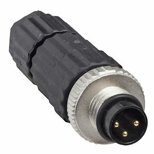 Connecteur M12 Male droit, 3 pôles - M12M3
