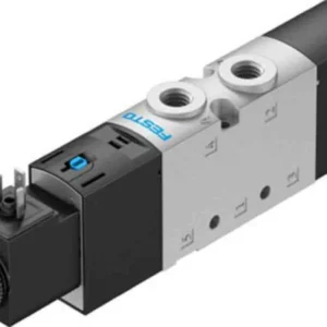 Electrovanne Festo serie VUVS fonction 5/2 Monostable, Electrique, G 1/8 - VUVS-L20-M52-AD-G18-F7-1C1