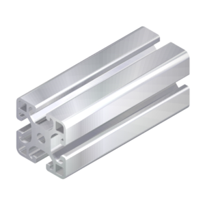 Profilé 8 aluminium  40 par 40 Léger a la coupe - prof8-40-40-L-C