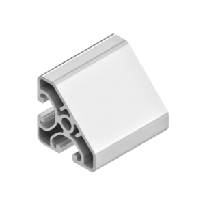 Profilé 8 aluminium  40 par 40 45° Eco  barre de 6 mètre - prof8-40-40-45-E-6