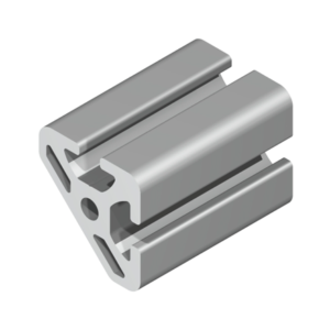 Profilé 8 aluminium  40 par 40 45° Lourd  barre de 6 mètre - prof8-40-40-45-Lo-6