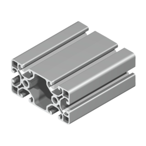 Profilé 8 aluminium  80 par 40 Eco a la coupe - prof8-80-40-E-C